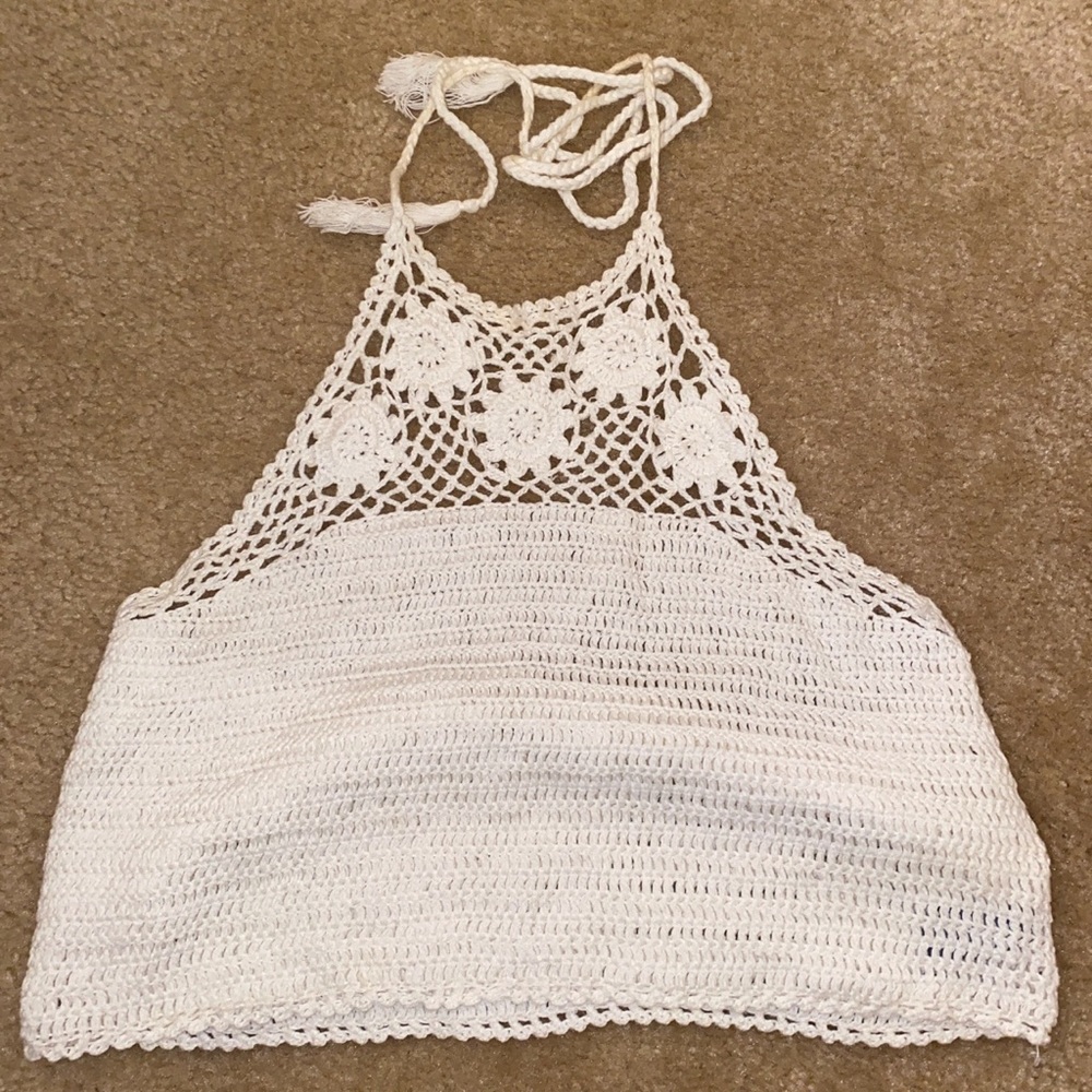 Aerie crocheted top